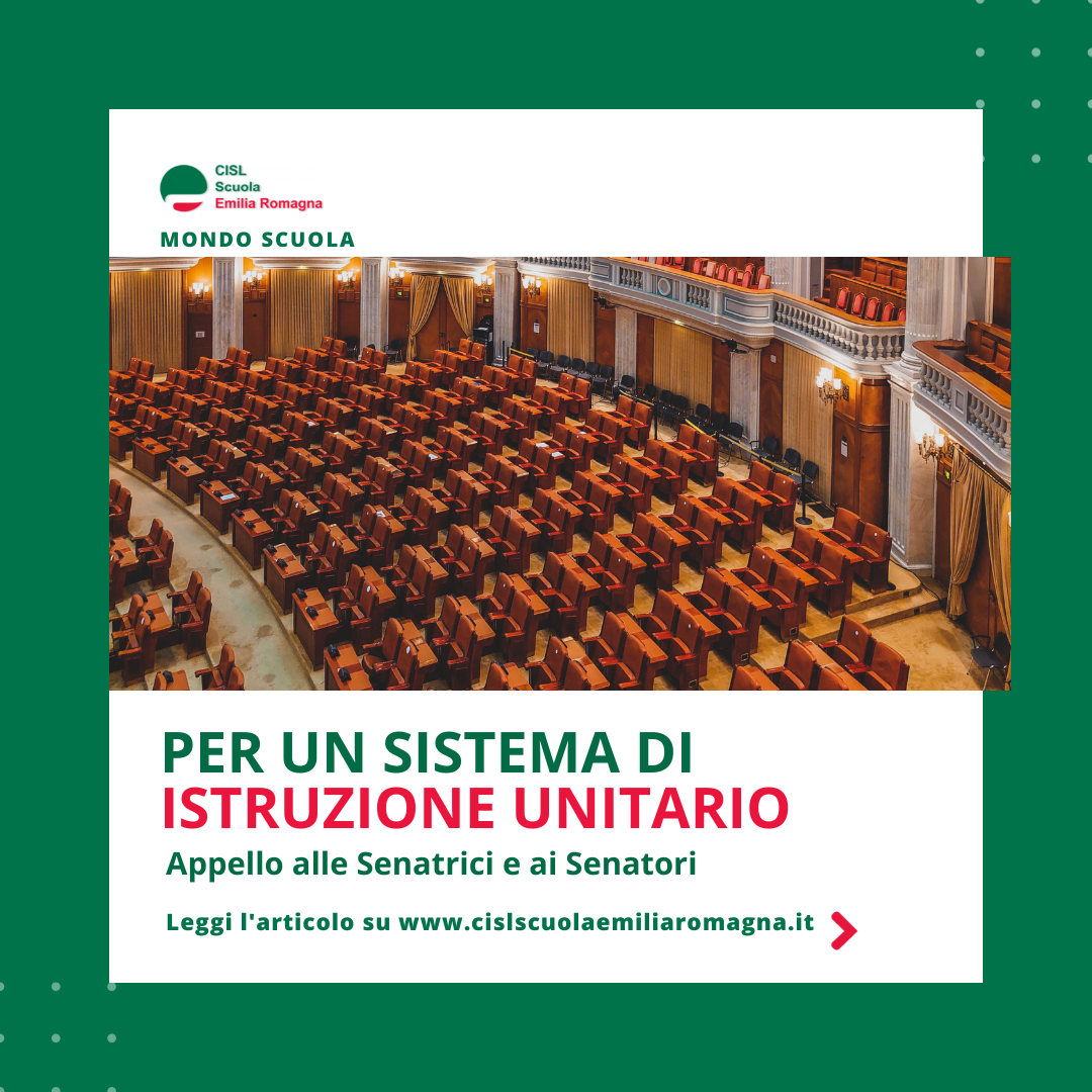 Carattere unitario e nazionale del sistema d’istruzione!